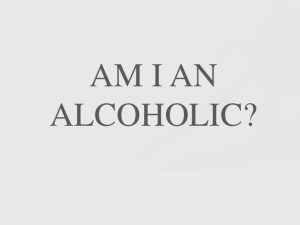 Am I an Alcholic