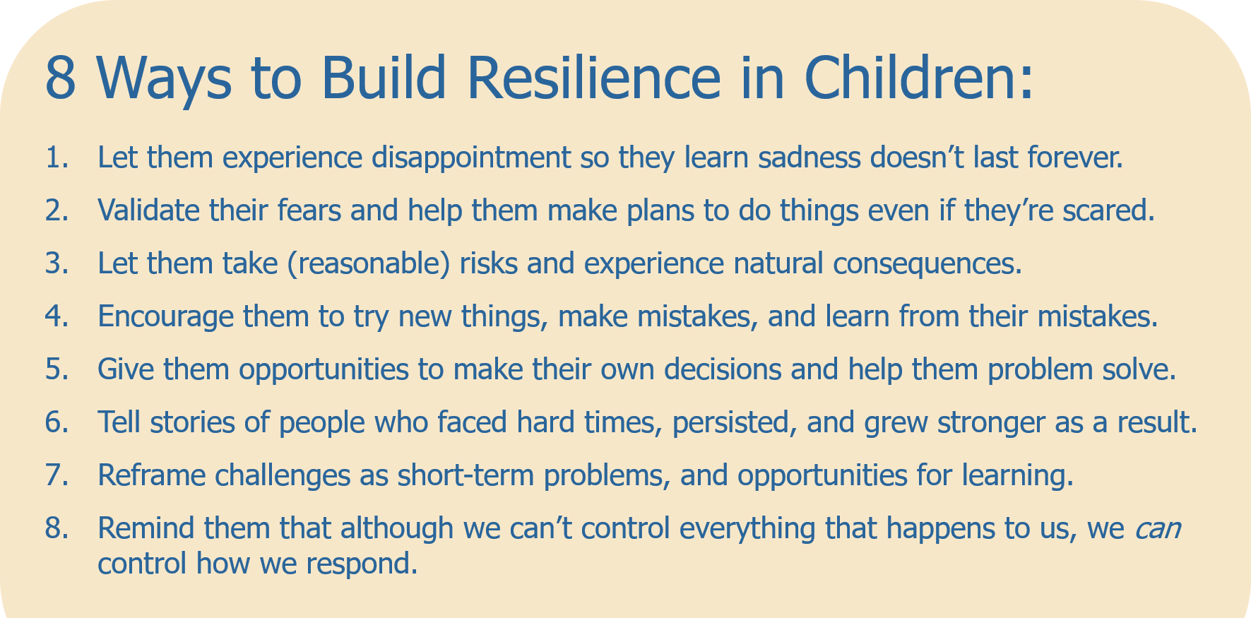strategies resilience children