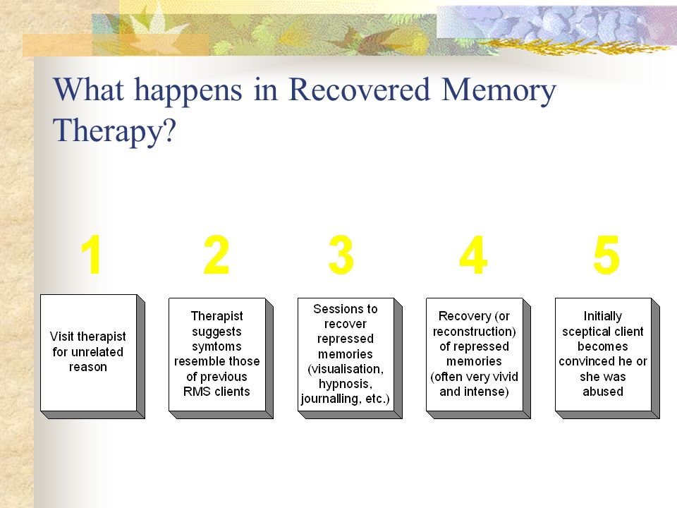 memory recovery