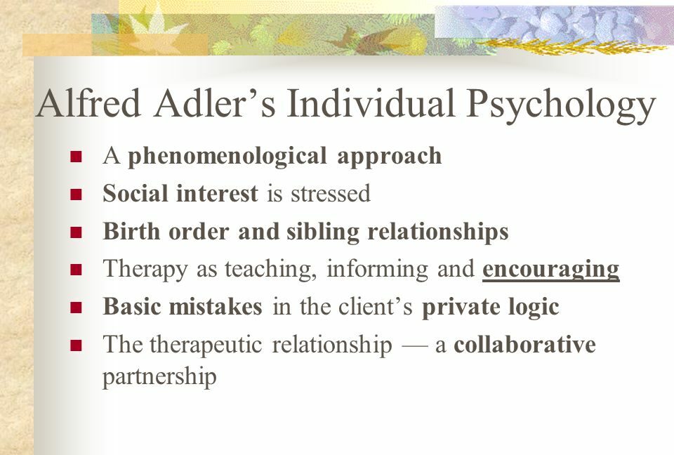 adlerian therapy