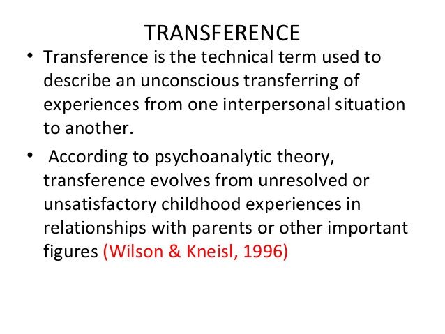 Transference Psychology