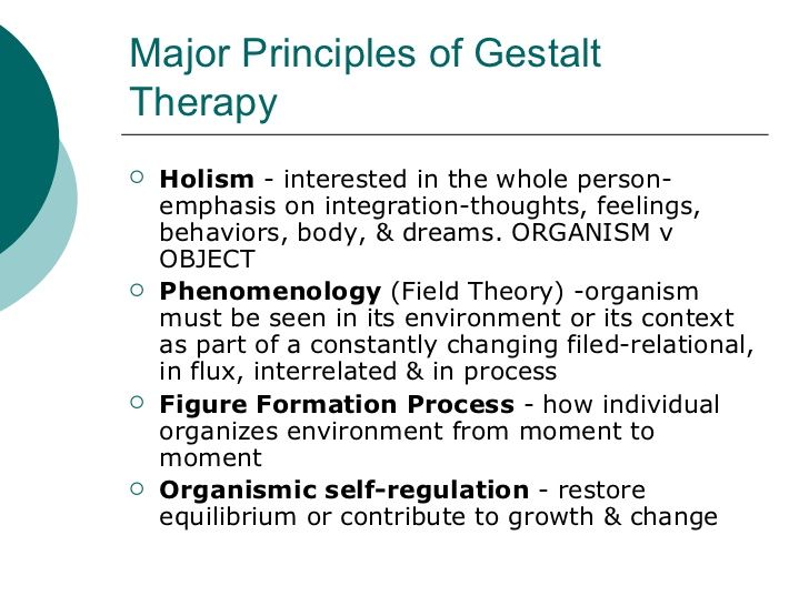 gestalt therapy