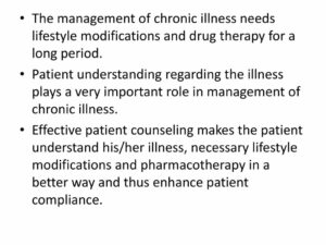 therapy for chronic illness