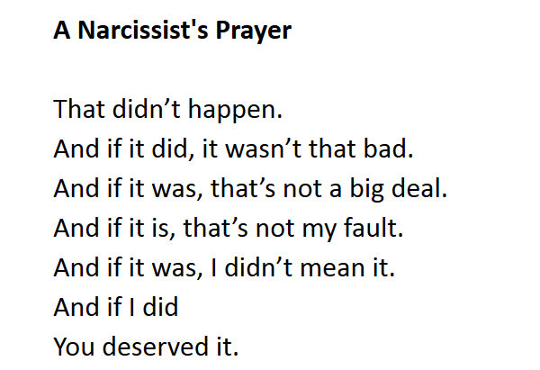 Arguing With a Narcissist